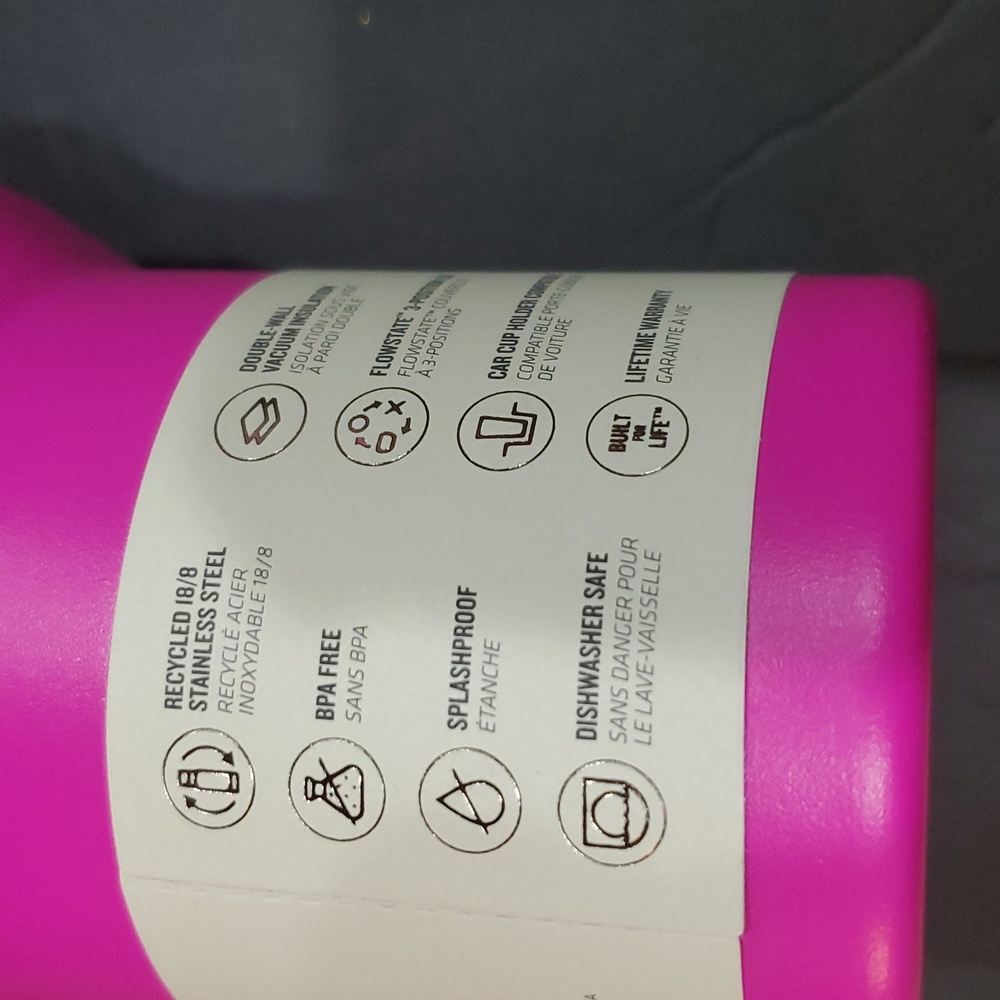 Stanley pink magenta 40oz quencher h20 tumbler with straw brand new - Picture 7 of 9